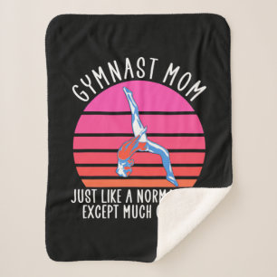Gymnast Mom Sherpa Blanket