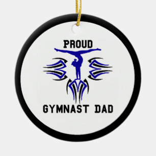 Gymnast Ornament Dad Personalize