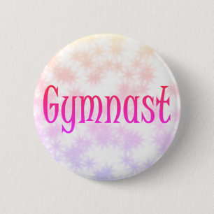 Gymnast Pin - Girls Gymnastics Button