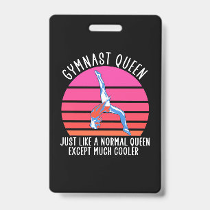 Gymnast Queen Badge
