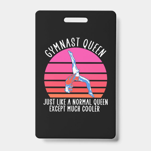 Gymnast Queen Badge (Front)