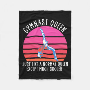 Gymnast Queen Fleece Blanket