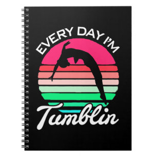 Gymnast Retro Vintage Tumblin Notebook