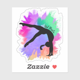 Gymnast Silhouette Art