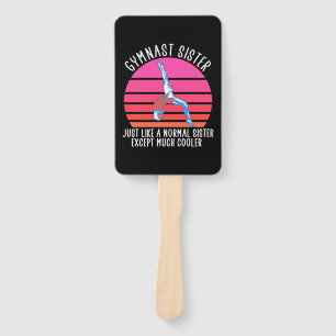 Gymnast Sister Hand Fan