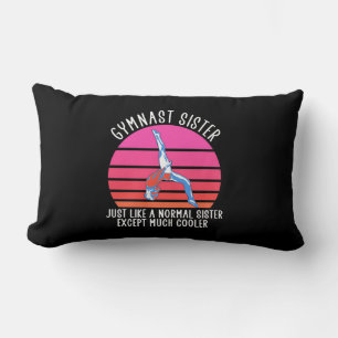 Gymnast Sister Lumbar Pillow