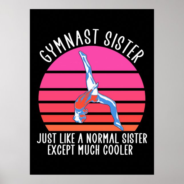 Gymnast Sister Poster (Front)