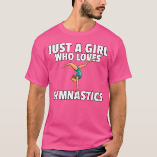 Gymnast Tumbling Cheerleading Girls T-Shirt