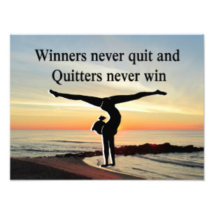 GYMNAST WINNER PHOTO PRINT