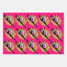 Gymnast Wrapping Paper