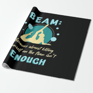 Gymnast Yourself On The Floor Wrapping Paper