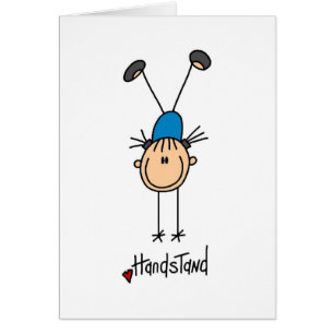 Gymnaste faisant l'appui renversé