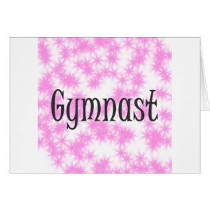 Gymnaste rose et blanc