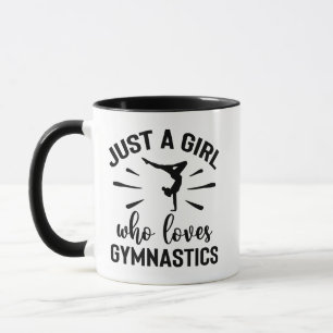 GYMNASTIC AMANT MUG   JUSTE UNE FILLE QUI AIME GYM