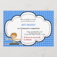 Gymnastic Boy Competition (Blue)