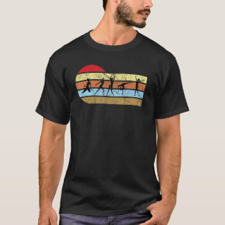Gymnastic Retro Sunset Gymnast Sports Gymnastics T T-Shirt