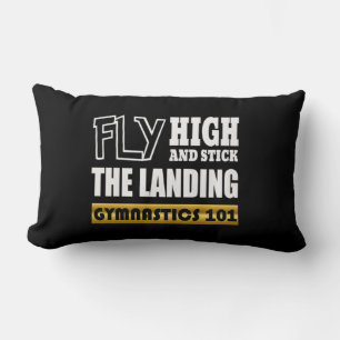 Gymnastics 101 Fly High - Bar Gymnast Lumbar Pillow