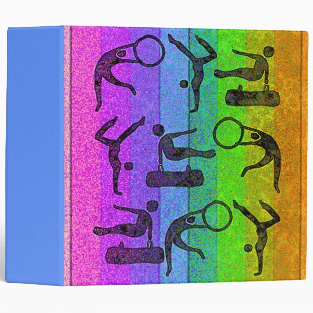 GYMNASTICS 2" Ring Binder (Front/Spine)