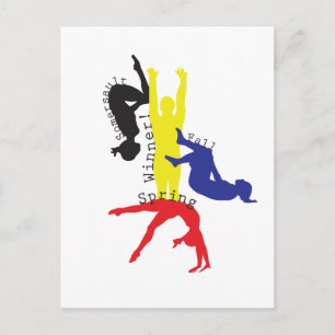 Gymnastics 365 postcard