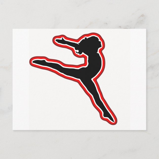 Gymnastics 3 postcard (Front)