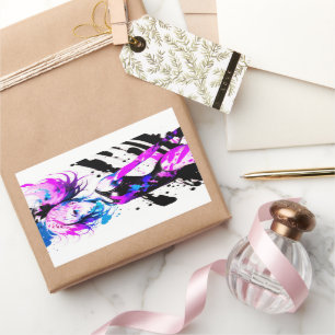 Gymnastics Abstract Spirit of the Gymnast Sticker