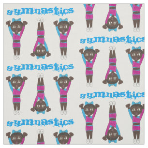 Gymnastics Acro Acrobatics Tumbling Girl Gymnast Fabric