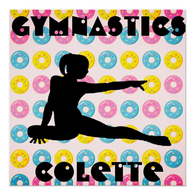 Gymnastics and Doughnuts Poster (Front)