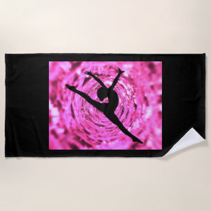Gymnastics beach towel. towel