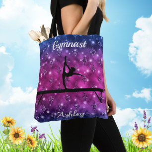 Gymnastics Beam Glam     Tote Bag