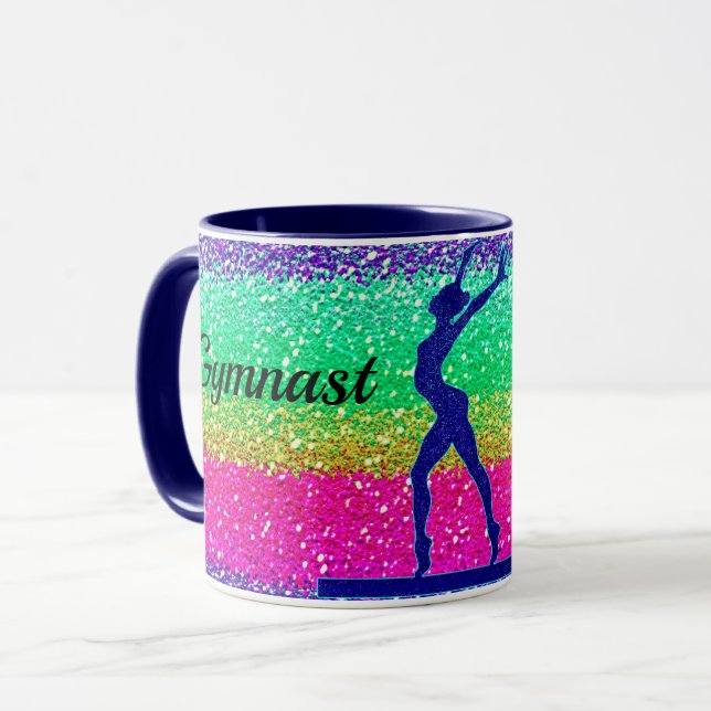 Gymnastics Beam Sparkle   Mug (Front Left)