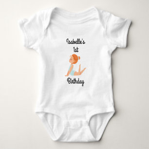 Gymnastics Birthday Party Bodysuit