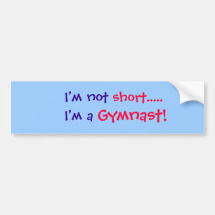 Gymnastics Bumper Sticker