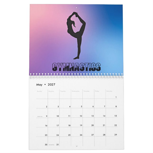 Gymnastics Calendar (May 2027)