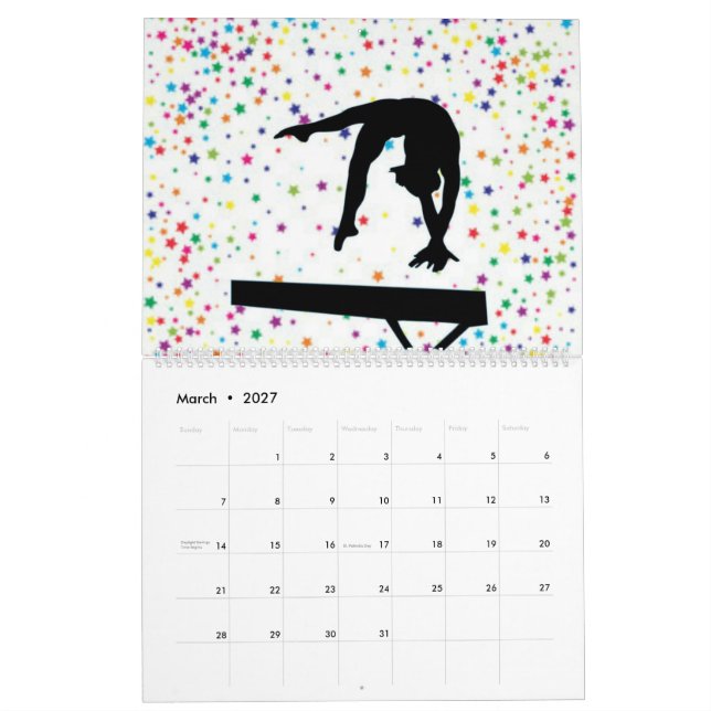 Gymnastics Calendar (Mar 2027)