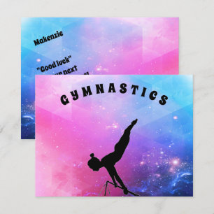 Gymnastics Card for Girls who love Gymnastics!