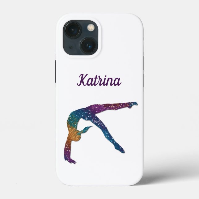 Gymnastics Cell Phone Case w/ Name of Gymnast (Back)