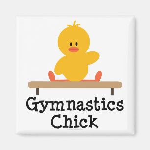 Gymnastics Chick Magnet