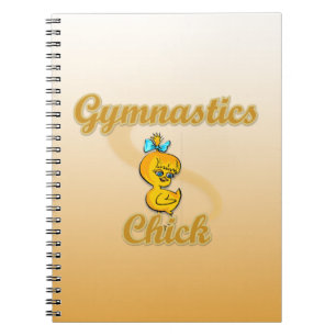 Gymnastics Chick Notebook