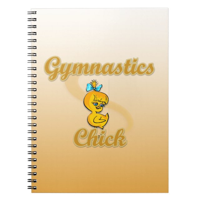 Gymnastics Chick Notebook (Front)