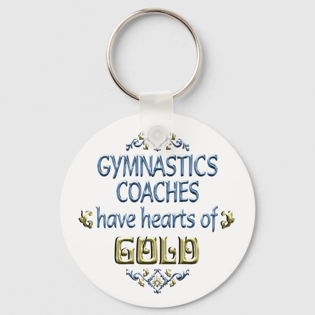 Gymnastics Coach Appreciation Keychain (Front)