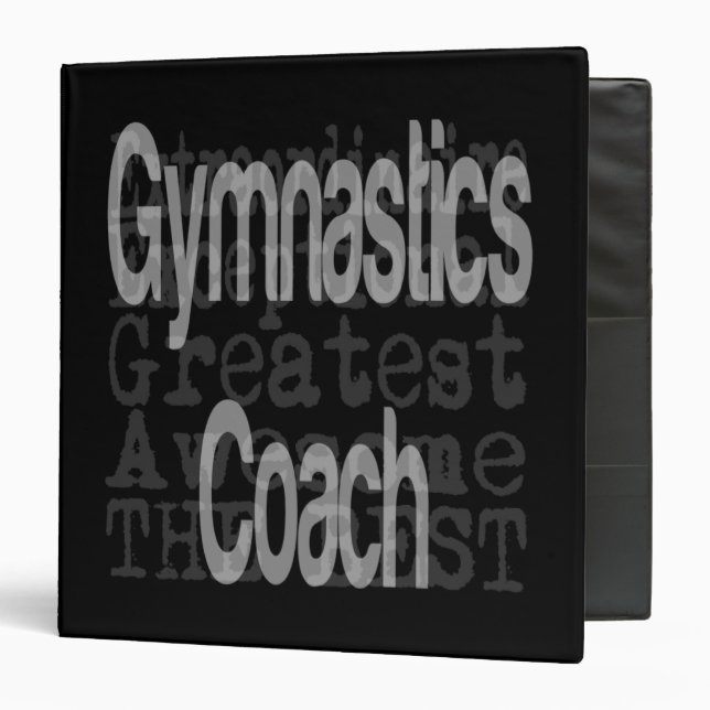 Gymnastics Coach Extraordinaire Binder (Front/Inside)