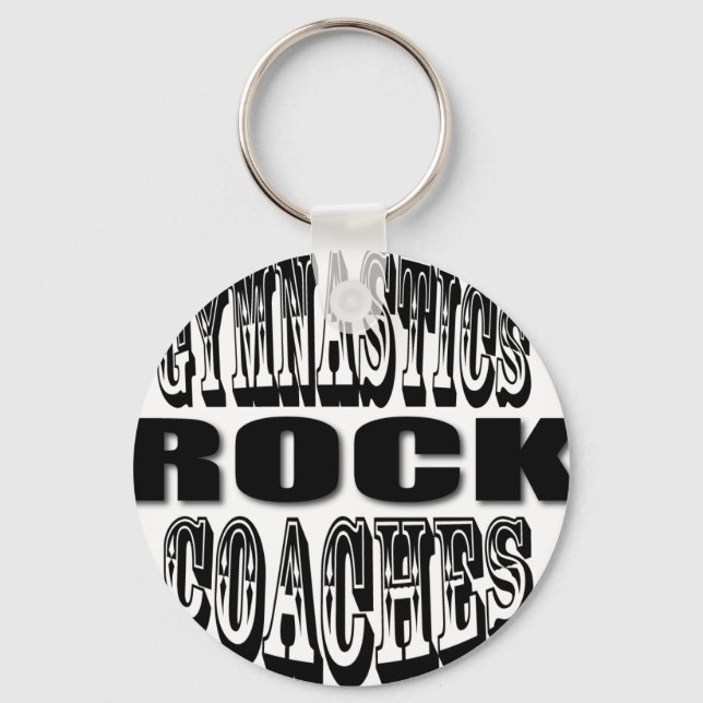 Gymnastics Coach Gift Keychain (Front)
