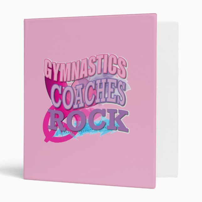 Gymnastics Coach Gifts Binder (Front/Inside)