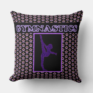 GYMNASTICS custom throw pillow. Throw Pillow