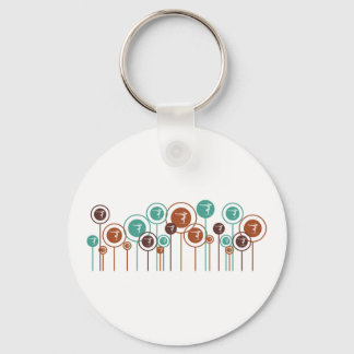 Gymnastics Daisies Keychain