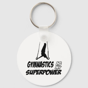 Gymnastics designs keychain