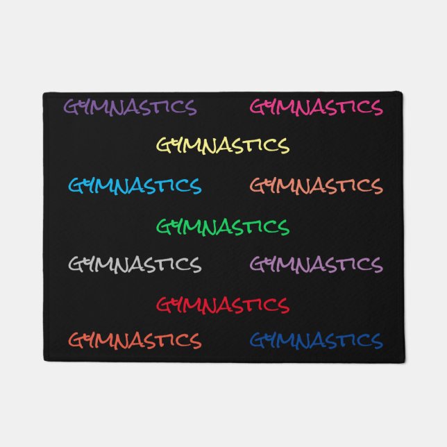 Gymnastics Door Mat (Front)