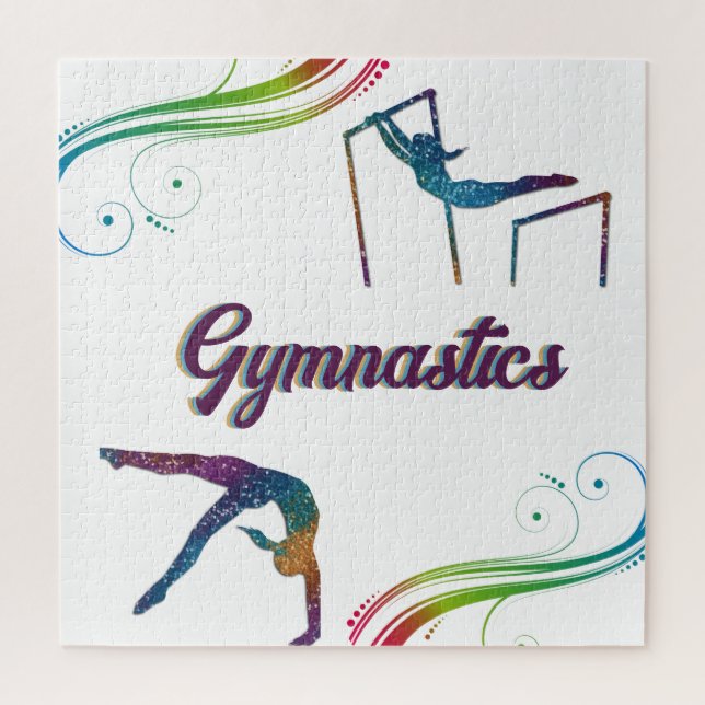 Gymnastics Dreams Gymnast Jigsaw Puzzle (Vertical)