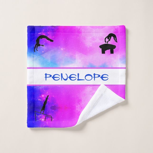 Gymnastics Events Abstract Wash Cloth (Wash Cloth)