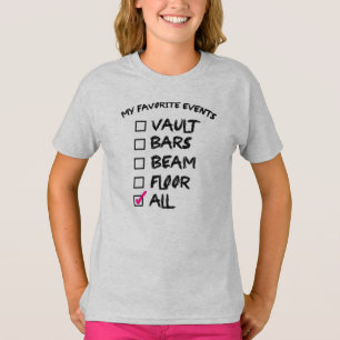 Gymnastics events collection T-Shirt